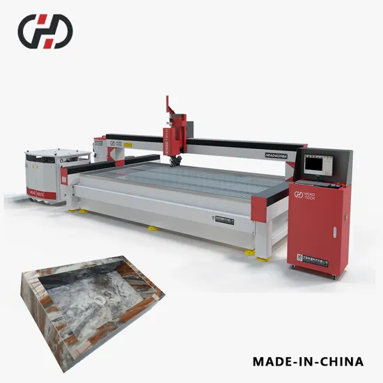 45 Degree Cutting Stone Cutting Water Jet Porcelain Tile Cutting Machine