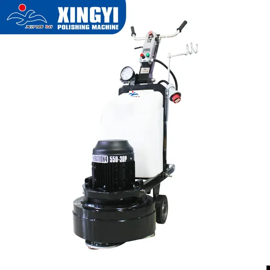 Electric Engine Manual Concrete Surface Grinding Polishing Machine (550-3DP Power-up)