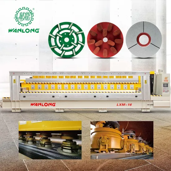 Cheap Price Automatic PLC Multi Head Marble Granite Line Polishing Machine