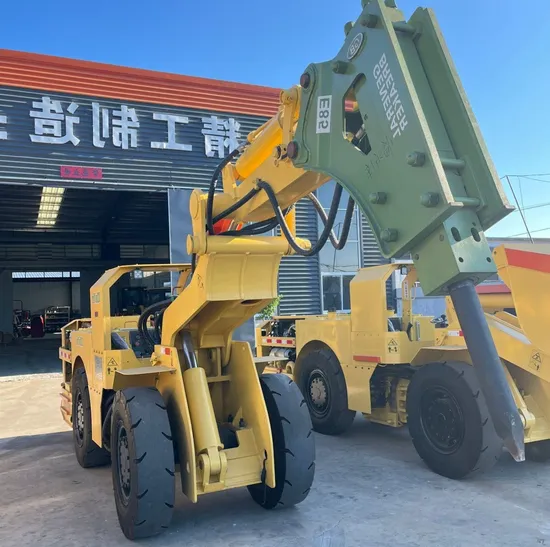 Underground Mining Tunnel Rock Hammer Compact Breaker Vehicle Jumbo