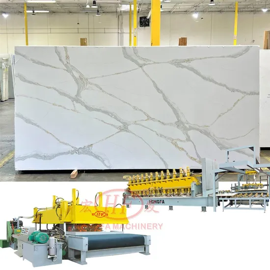 Quartz Slab /Tile Making Machine Quartz Slab Polishing Machine Complete Production Line