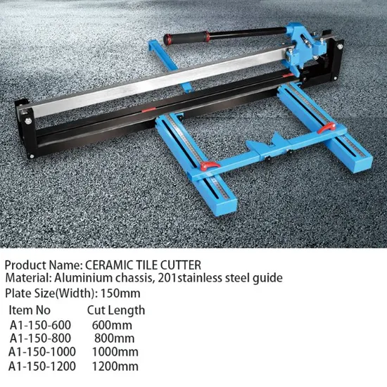 Torrwr Teils Portable Marble Porcelain Manual Hand Floor Machine Tile Cutter