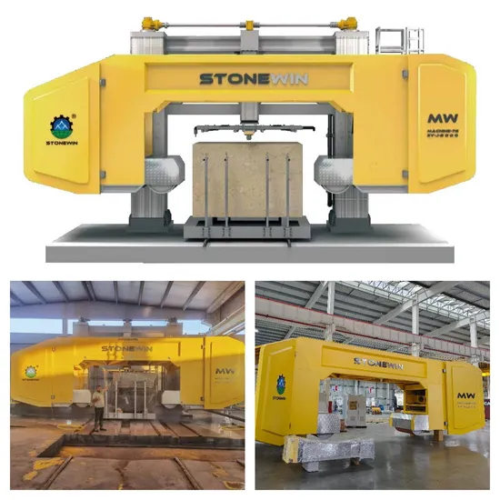 Multi-Wire Saw Machine Stonewin Zy-MW 58 Wires for Marble and Grantie