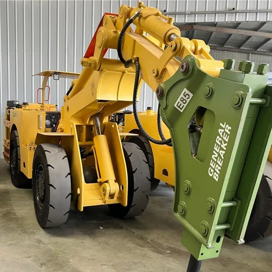 Upgraded Rugged Rock Breaker New Underground Mining Crushing Trolley