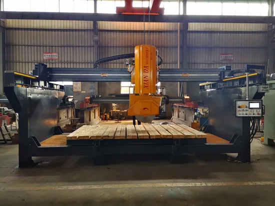 PLC Integrated Bridge Cutting Machine for Processing Granite and Marble Rotate 0° ~90°