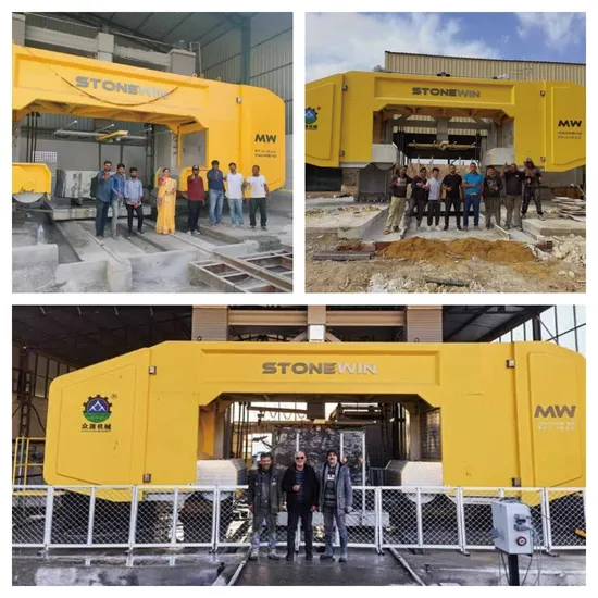 Multi-Wire Saw Machine Stonewin 42 Wires for Marble and Grantie Slab Cutting