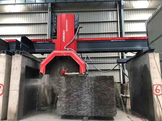 Granite Marble Block Cutter Single Column Auto Stone Cutting Machine