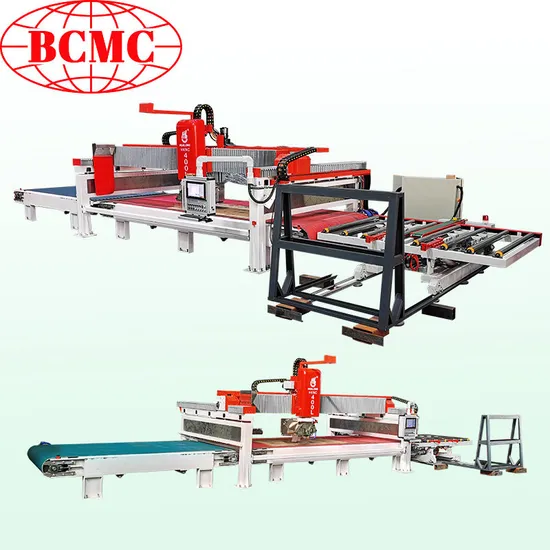 2025 Bcmc Hualong Machinery Hknc-400L Granite Stone 5 Axis CNC Processing Line Quartz Slab Kitchen Countertop Marble Cutting Machine