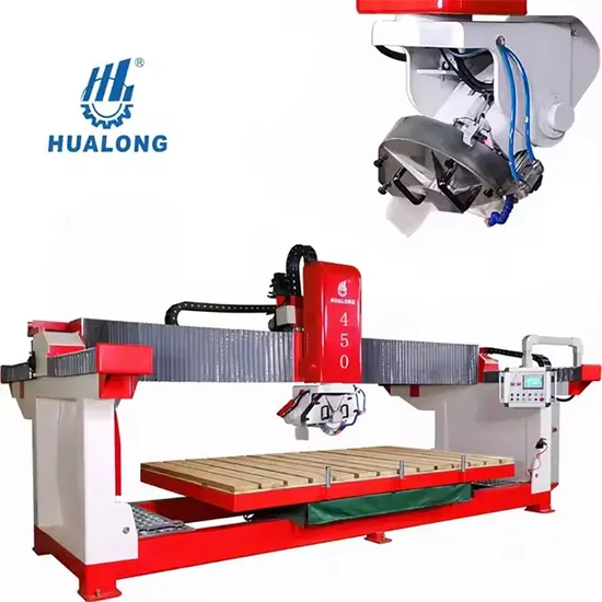 Infrared Stone Cutting Machine Granite Marble Bridge Saw for Countertop Slab Tile with PLC Programmable Control in Stone Machinery