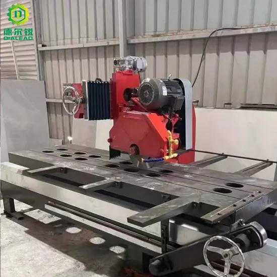 Dialead Manual Granite Marble Stone Slab Cutting Machine Edge Cutter