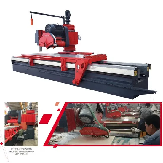 Ruisheng RS-3200 Stone Machinery Granite Marble Tile Slab Manual Edge Cutting Machine