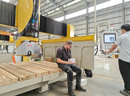 5 Axes CNC Bridge Saw Machine Stone Cutting Equipment