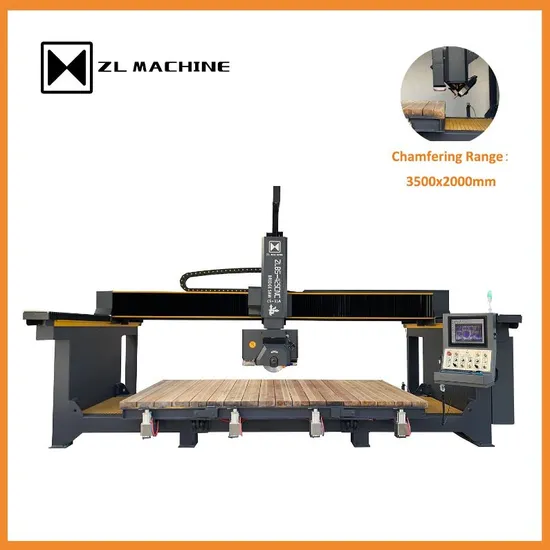 Automatic 5 Axis Bridge Saw Machine for Porcelain Processing