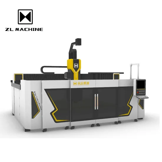 Multifunctional 5 Axis Bridge Saw Machine for Kitchen Sink Countertop