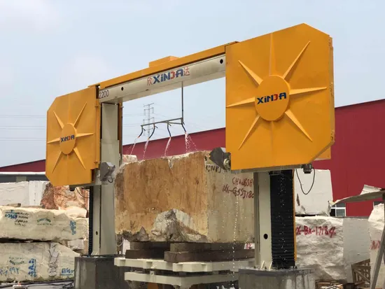 KXJ2200 block squaring wire saw machine