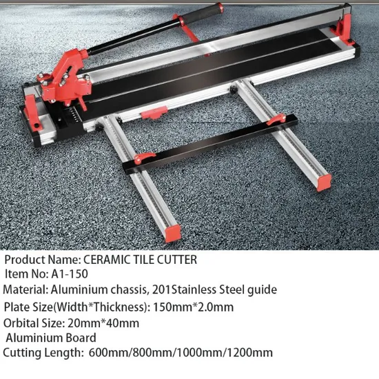 Tegelsnijder Ceramic Hand Cutting Manual Portable Floor Tool Tile Cutter