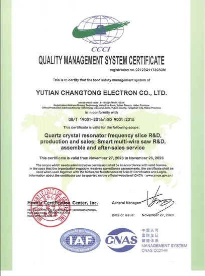 Changtong Diamond Wire Cutting Machine 1830*2800*2650mm - China′s State-of-The-Art Equipment