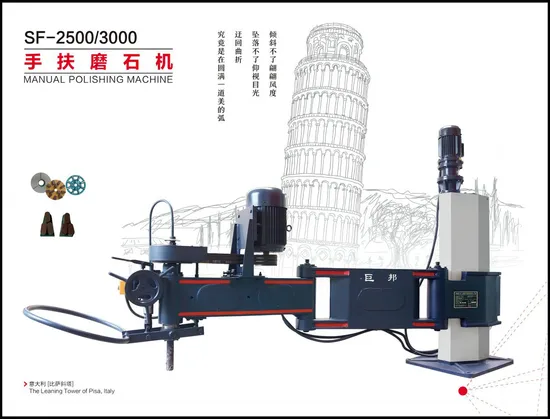 Stone Manual Polishing Machinery for Granite Processing