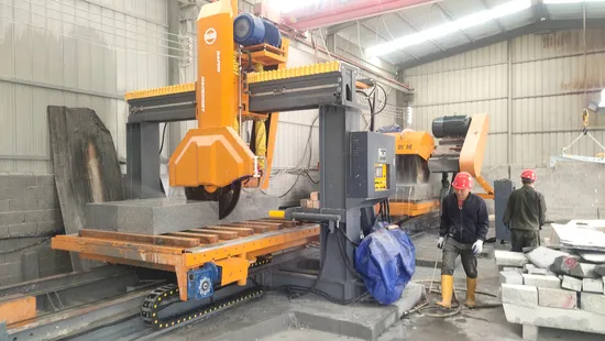 Stone Cutting and Chamfering Machine Line – Granite Kerbstone Equipment for Concrete and Roadstone