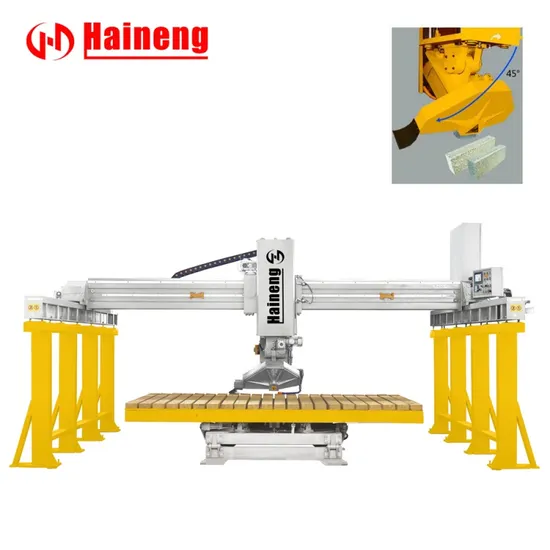 Multifunction Laser Stone Bridge Saw Infrared Marble Cutter Granite Bridge Cutting Machine