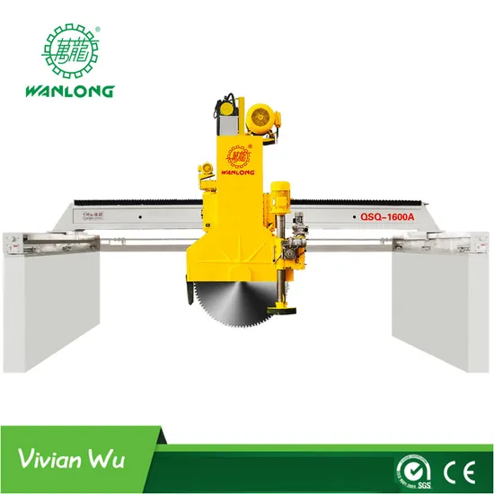 Qsq-1600A Wanlong Marble Block Cutter Multi Granite Quarry Cutting Machine for Granite