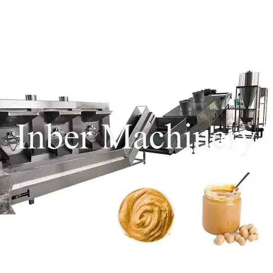Automatic Peanut Butter Tahini Sesame Sauce Making Machine Production Line for Brazil Peru