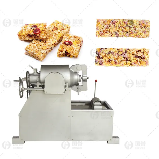 China Nutritional Breakfast Cereal Bar Processing Line Snack Food Granola Bar Making Machine