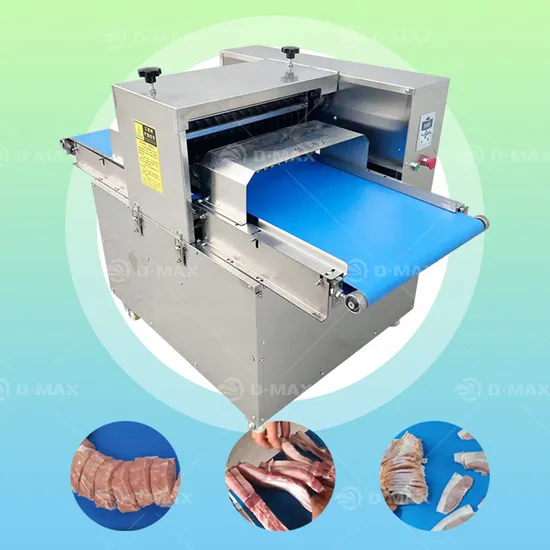 Commercial Fresh Meat Horizontal Slicer Fresh Beef Pork Meat Breast Jerky Slicer 40cm Width Belt Flake Pork Meat Cutting Slicing Machine