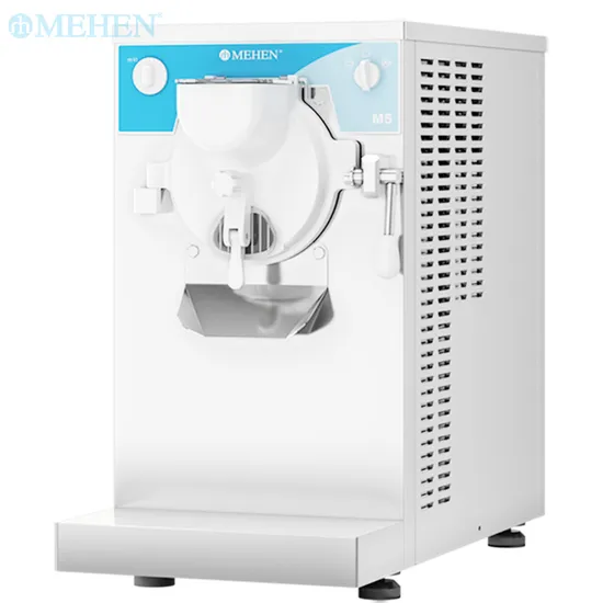 Small Counter 5 Liter Top Gelato Machine Batch Freezer