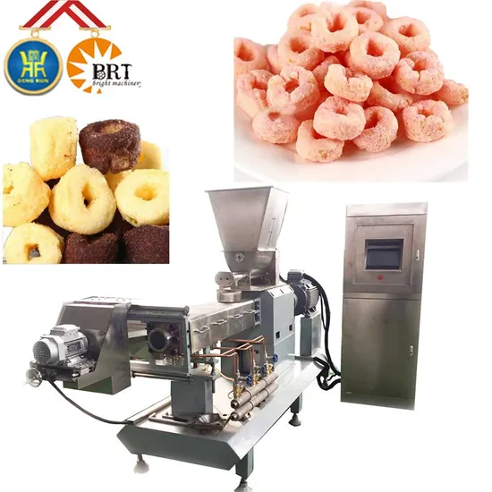 Maize Food Machine Price Corn Puff Snack Rings Balls Extruder Production Line