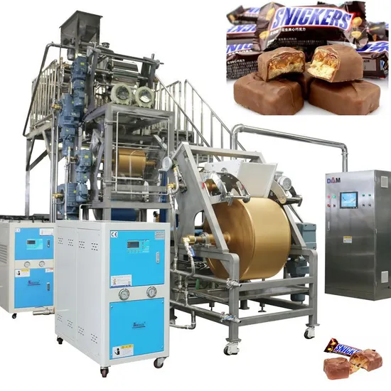 Peanuts Chocolate Bar/Small Capacity /SGS Chocolate Snack Compound Candy Bar /Cramel Bar / Energy Bar / Big Capacity Candy Machine