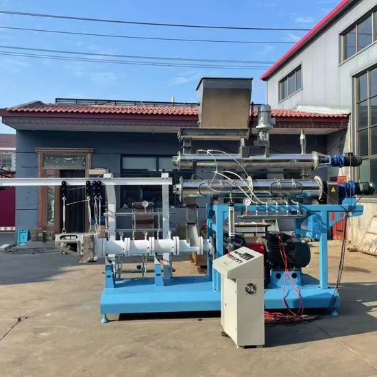 Multi Function Wet Tilapia Fish Feed Pellet Making Machine Twin Screw Pet Food Extruder Sinking Shrimp Feed Pellet Machine Dog Feed Food Production Plant