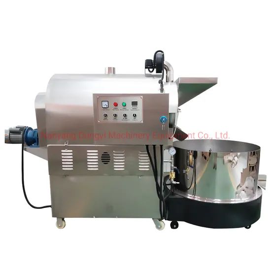 Dongyi Lq-100kg Electric Gas Peanut/Cashew/Sunflower Seeds Nuts Roaster