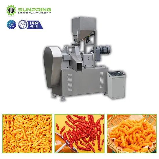 Factory Price Fried Raw Kurkure Cheetos Crunchy Snack Nik Nak Niknak Food Extruder Making Processing Machine Production Line Extrusion Processor Plant Equipment