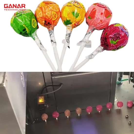 Spherical Lollipop Wrapping Machine, Ball Lollipop Packaging Machine