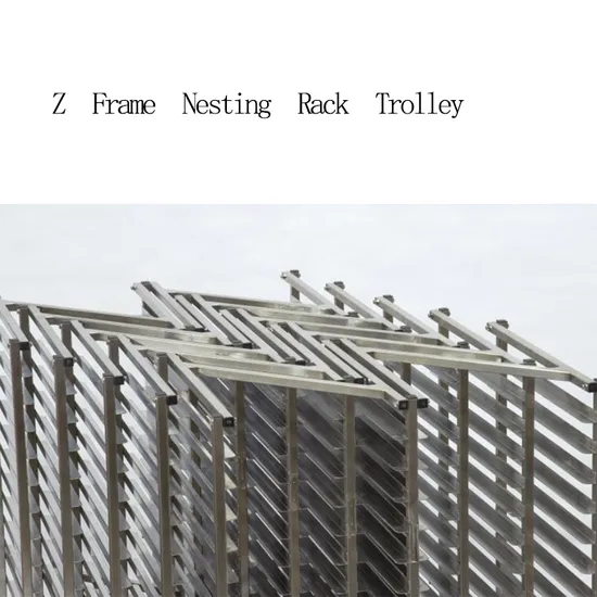 Rk Bakeware China Heavy Duty Stainless Steel Z Frame Nesting Baking Trolley