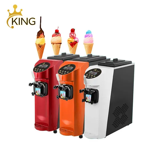 Factory Price Snack Food Maker Commercial Single Flavors Serve Italian Gelato Fried Hard Soft Serve Frozen Yogurt Ice Cream Making Machine