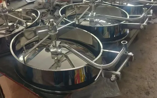 Sanitary Stainless Steel 304 Manhole Normal Pressure Manhole Cover