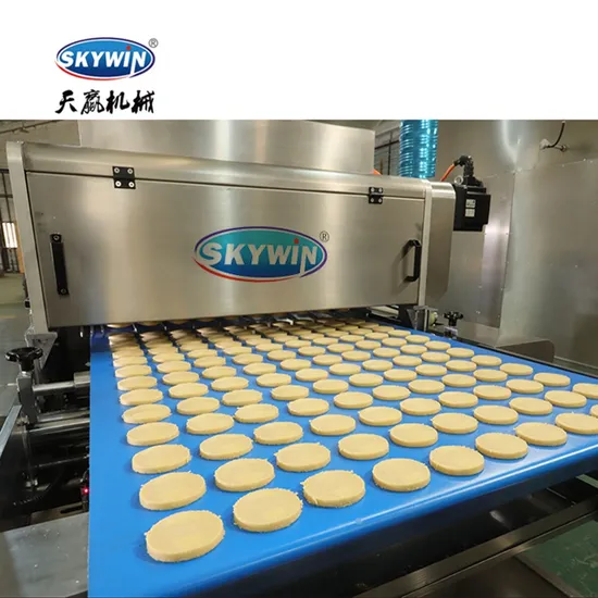 1200mm Cookie Production Line with Tunnel Oven Wire Cut and Deposit Cookie Making Machines