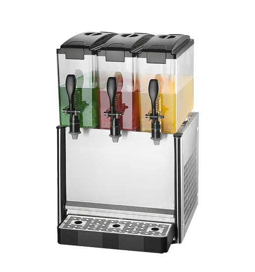 3 Tanks Fruit Juice Dispenser Machine Cold Beverage Dispenser with CE