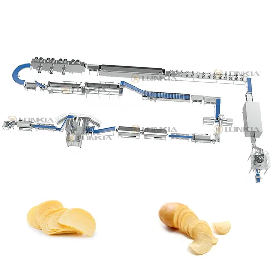 High Productivity Fully Automatic Potato Chips Making Machine 50-3000kg/H Potato Chips Production Line