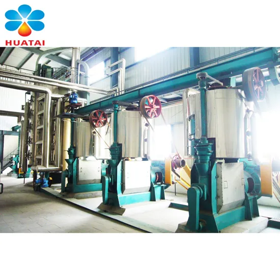 Automatic ISO9001 Sunflower Seed/Cottonseed/Peanut/Soybean Pretreatment/Pressing/Oil Extraction and Refining Expeller Machine