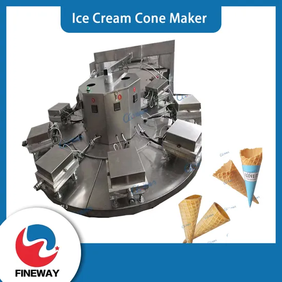 Industrial Ice Cream Cone Equipment Ice Cream Wafer Egg Roll Waffle Maker Ice Cream Cone Make Machine