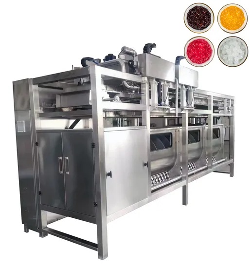 Popping Boba Making Bubble Tea Machine Popping Boba Bubble Tea Tapioca Pearl Tapioca Pearl Making Boba Making Bubble Tea Beverage Production Line Machine