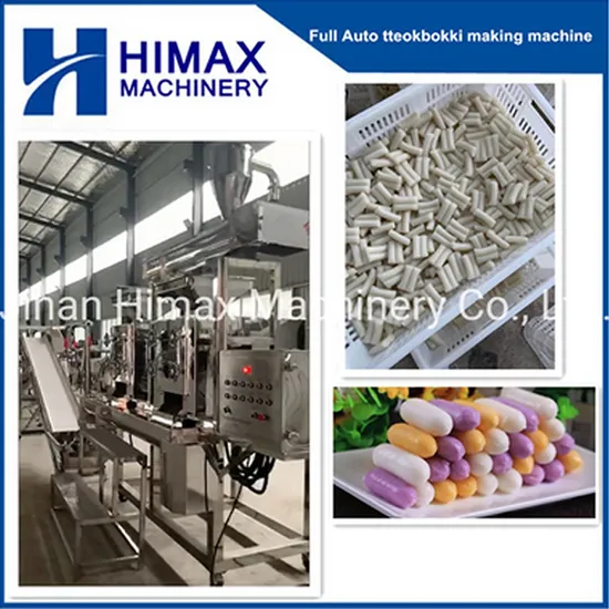 Full Automatic Korean Tteokbokki Rice Cake Making Maker Machine Tteokbokki Machine