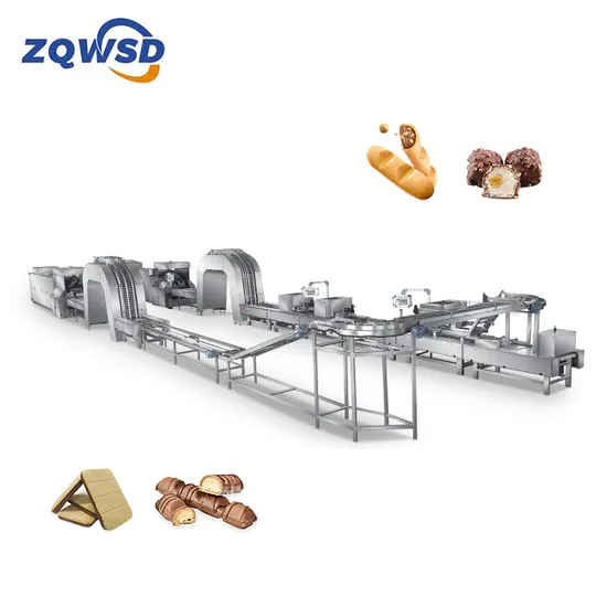 Whole Set High-Quality Special Shape Chocolate Wafer Biscuit Production Line Factory