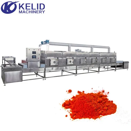 Industrial Tunnel Microwave Food Grain Nuts Spice Herbal Tea Leaves Powder Curing Sterilization Dryer Drying Machine