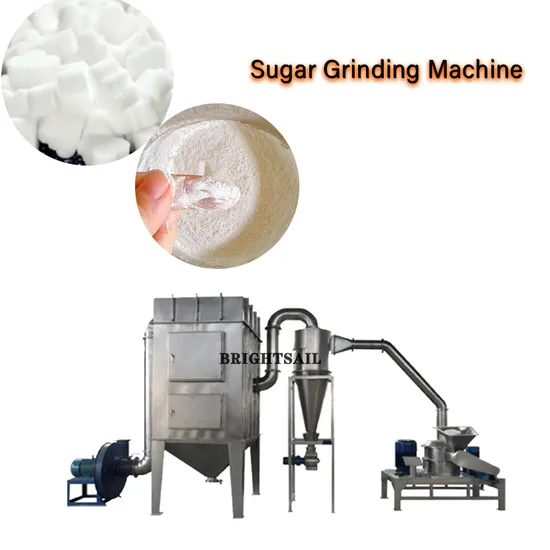 Industrial Brightsail Sugar Salt Grinding Crusher Machine Sugar Powder Pulverizer Machine with Factory Price