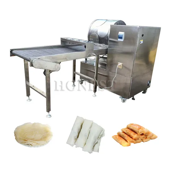 High Quality Food Machinery / Spring Roll Sheet Making Machine / Spring Roll Machine