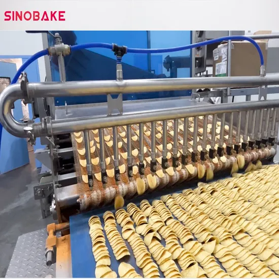 Stackable 300-600kgs Automatic Compound Potato Chips Processing Machine Potato Chips Production Line